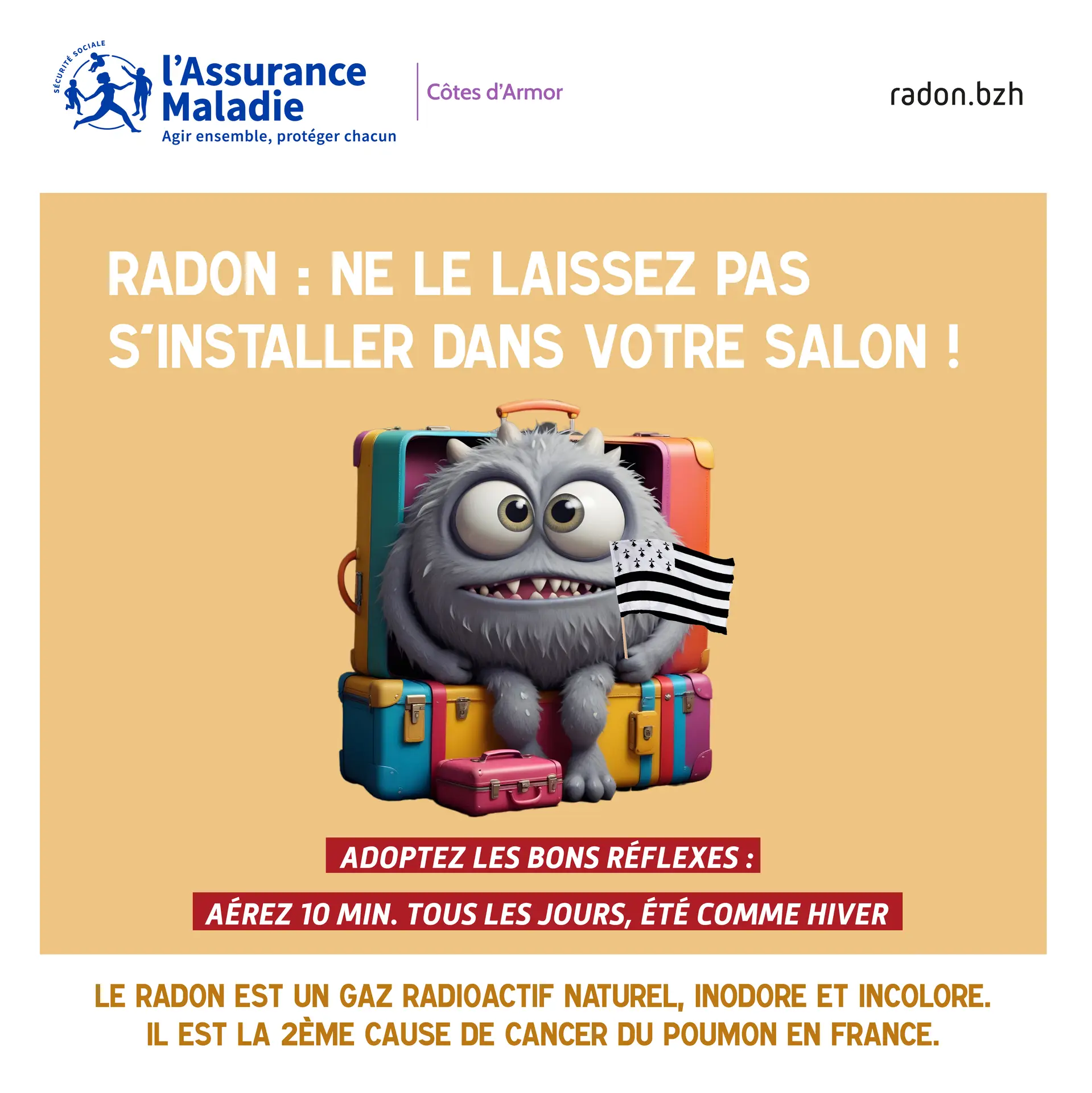 Radon : ne le laissez pas s'installer dans votre salon